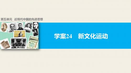 高中历史(岳麓版必修三)配套课件：第五单元 近现代中国的先进思想24