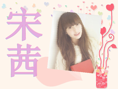 宋茜 ppt