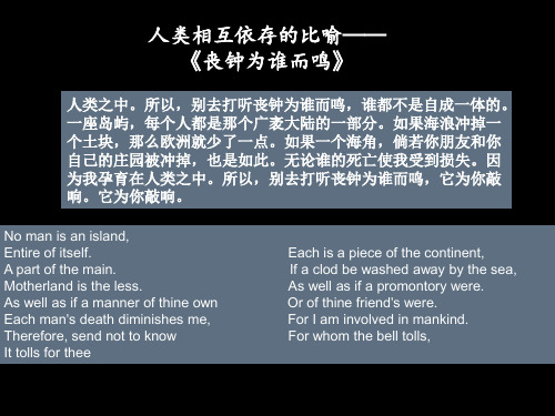 丧钟为谁而鸣主题分析