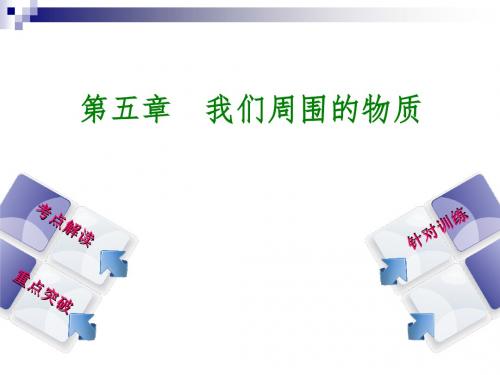 中考物理第五章我们周围的物质复习课件