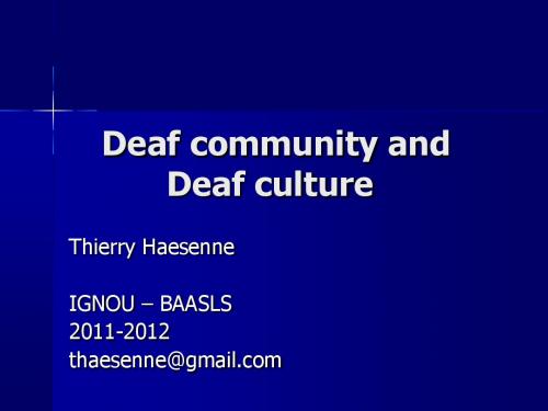 Deaf Culture 聋人文化