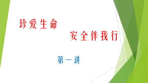 未成年人安全教育PPT演示课件