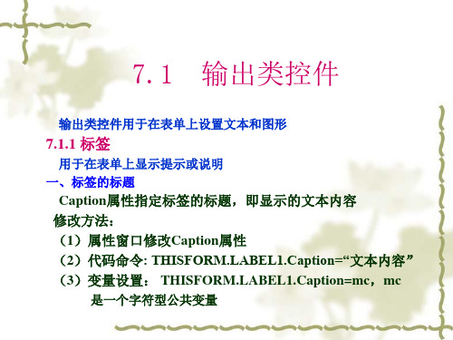 表单控件设计
