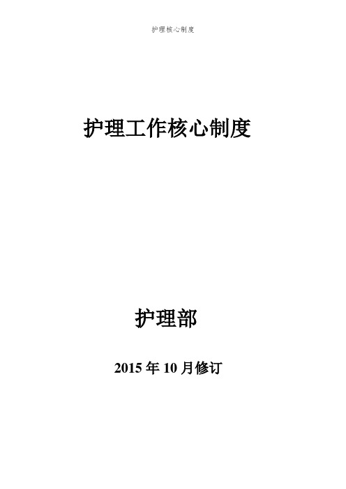 护理核心制度 (2)