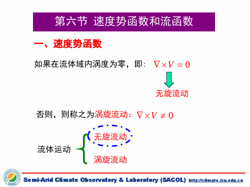 1-6 势函数流函数