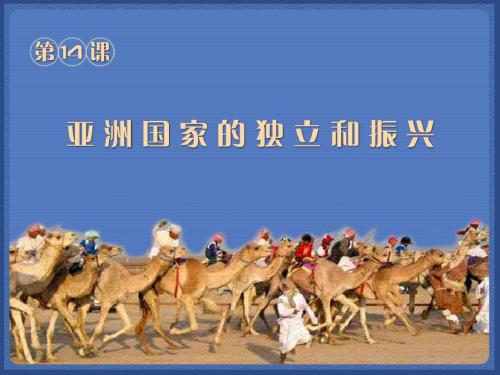 6.1亚洲国家的独立和振兴 课件4(历史岳麓版九年级下册)