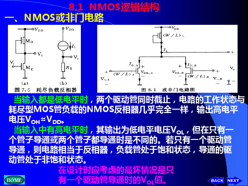 第8章  MOS基本逻辑单元