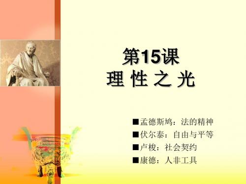 理性之光ppt2 岳麓版