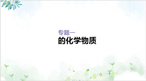 高考选考化二轮复习专题一丰富多彩的化物质优质课件