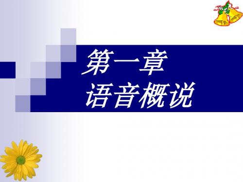 语音概说