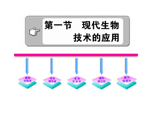 《现代生物技术的应用》(苏教版八年级下)