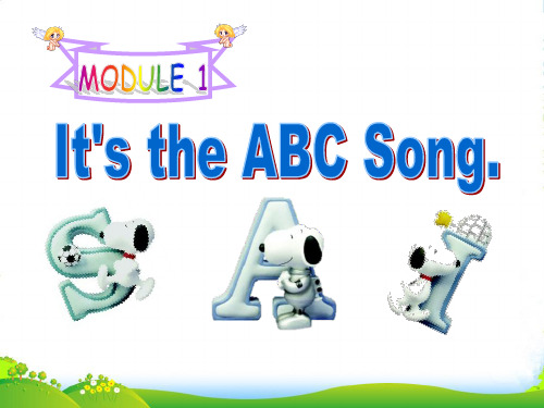 外研版(三起)三下Module 1《Unit 1 It’s the ABC song》ppt课件2