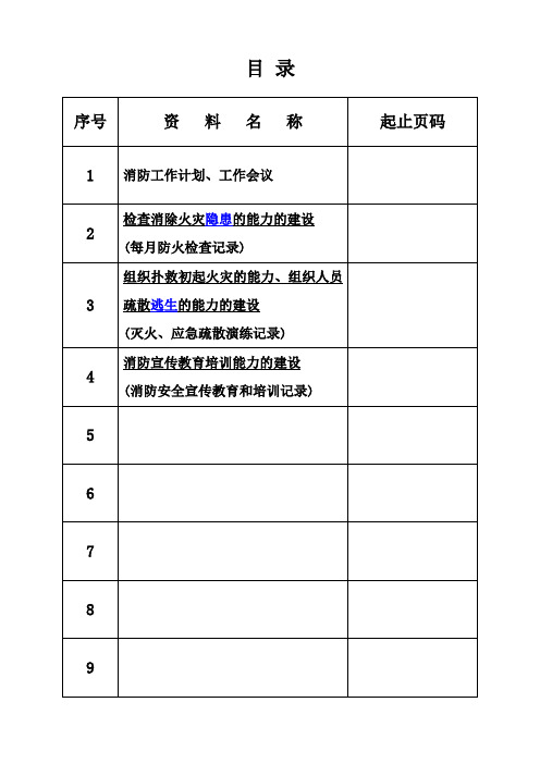 8---消防四个能力建设档案 3
