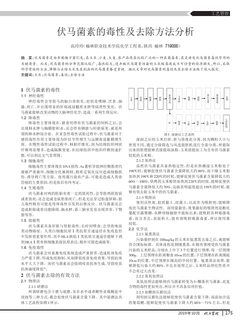伏马菌素的毒性及去除方法分析