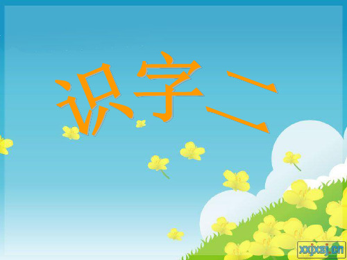 人教版二年级语文上册识字二 ppt课件