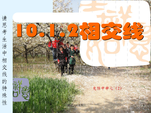 沪科版七年级下10.1.2相交线(2)垂线课件