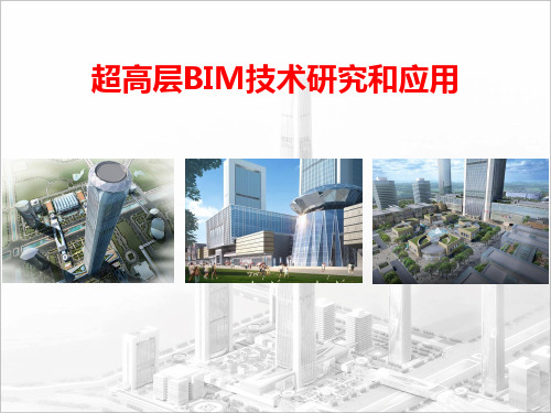 超高层项目BIM技术研究和应用