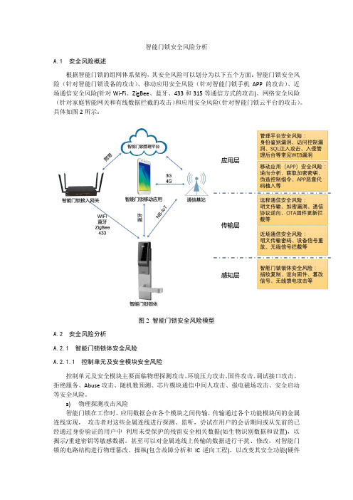 智能门锁安全风险分析