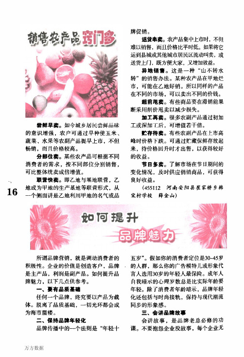 如何提升品牌魅力