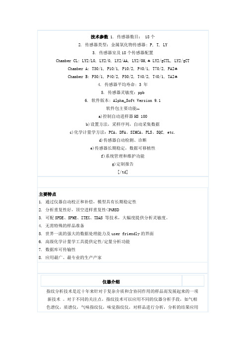 电子鼻简介