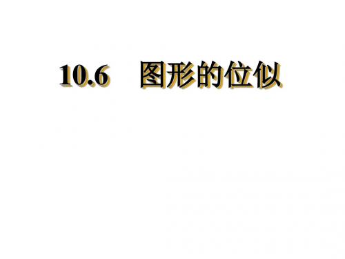 八年级数学图形的位似2