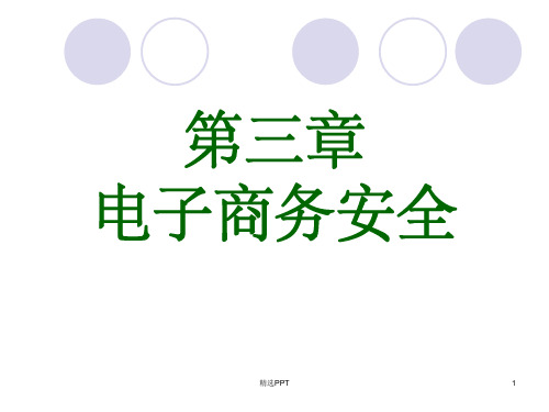 《安全电子商务基础》PPT课件