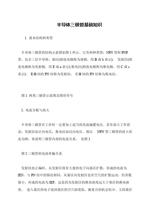 半导体三极管基础知识