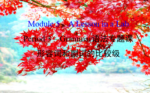 高中英语module5alessoninalabperiod3grammar