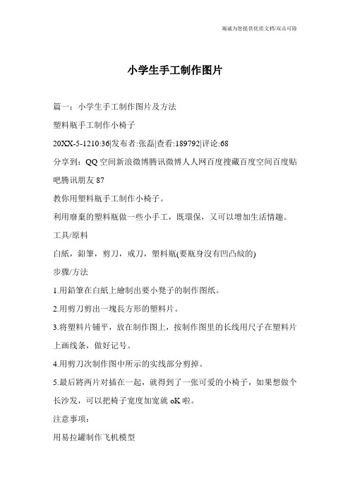 小学生手工制作图片