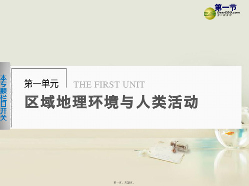 高中地理 1.1 认识区域课件 鲁教版必修3