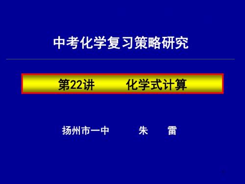 中考化学复习高效课堂系列课件(共26套) 人教版13