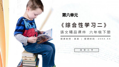 《第六单元综合性学习(二)》人教版六年级语文下册精品PPT课件