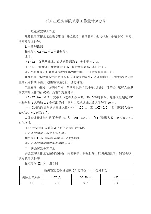 工作量计算办法 8