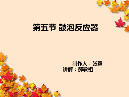 第五节 鼓泡反应器 郝静祖 张鑫