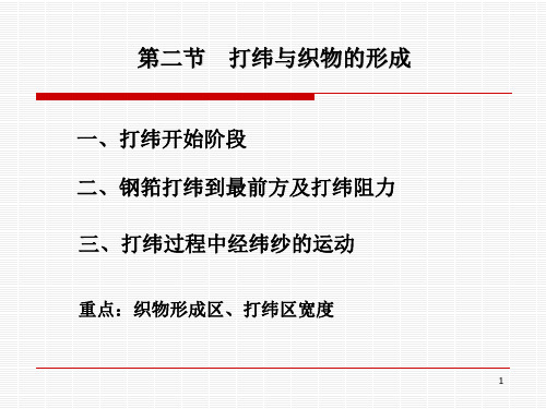 打纬与织物