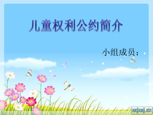儿童权利公约讲解