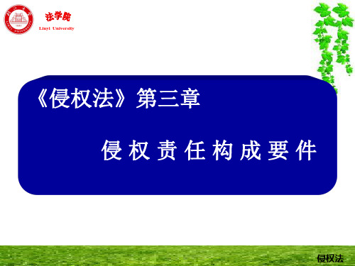 第三章_侵权责任构成要件