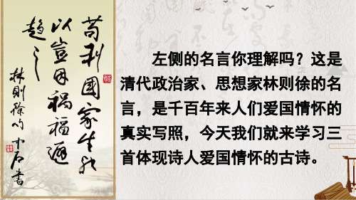 9《从军行》《秋夜将晓出篱门迎凉有感》《闻官军收河南河北》古诗三首优质课件公开课课件