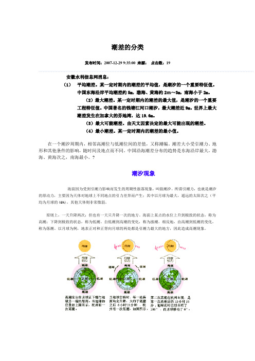 什么是潮汐？