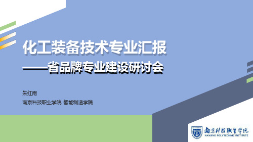 江苏高职高水平专业研讨08南京科技职业学院-朱红雨