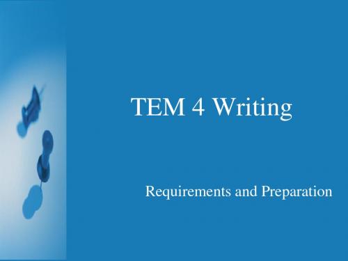 TEM 4 Writing