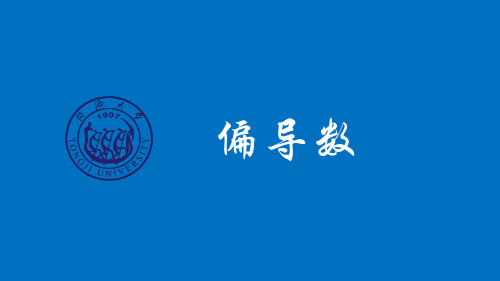 偏导数