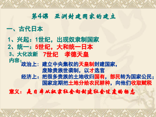 九年级上册历史第4、5、6课课件