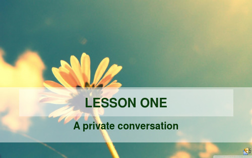 新概念英语第二册lesson1