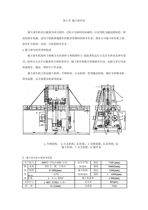 链斗卸车机 培训教材