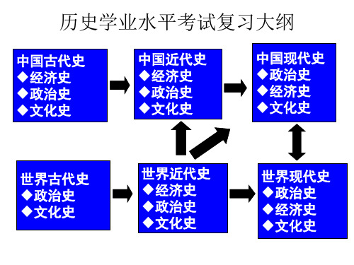 2017山东高中学业水平考试历史复习大纲