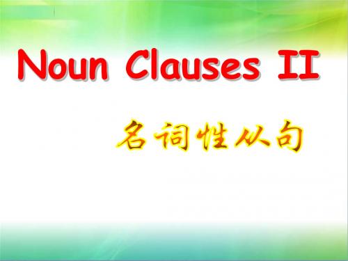 名词性从句2