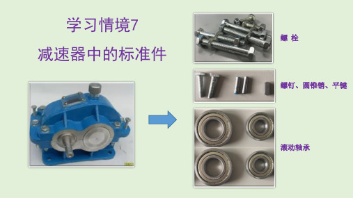 机械制图 学习情境7 减速器中的标准件