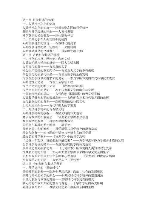 第一章 科学技术的起源
