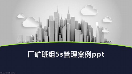 厂矿班组5s管理案例ppt